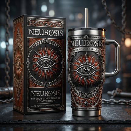 Neurosis 40oz Tumbler with Lid and Straw