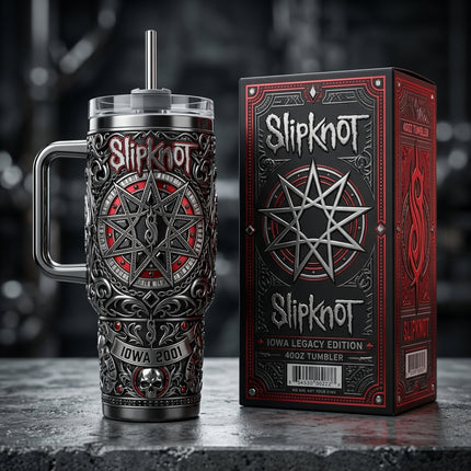 Slipknot 40oz Tumbler with Lid and Straw