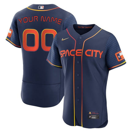 Houston Astros Space City Custom Name & Number Jersey – All Stitched