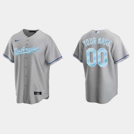 Custom Los Angeles Dodgers 2022 Replica Jersey - Gray