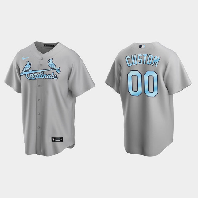Custom St. Louis Cardinals 2022 Replica Jersey - Gray
