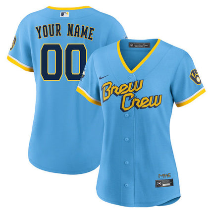 Milwaukee Brewers Custom City Connect Jersey – All Stitched