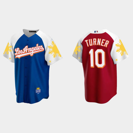 Los Angeles Dodgers 2022 Filipino Heritage Night Jersey - Royal Red