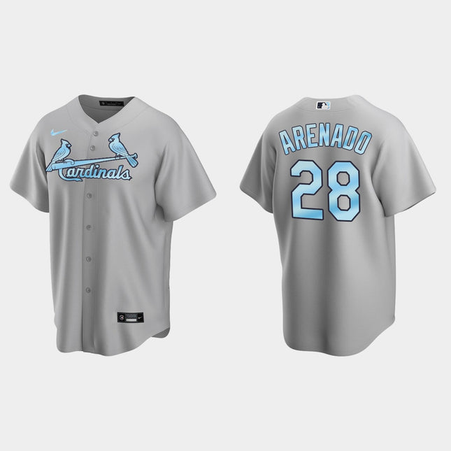 St. Louis Cardinals 2022 Replica Jersey Gray - All Stitched