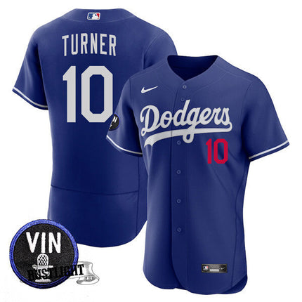 Men’s Los Angeles Dodgers Vin Scully Tribute Flex Base Jersey – All Stitched