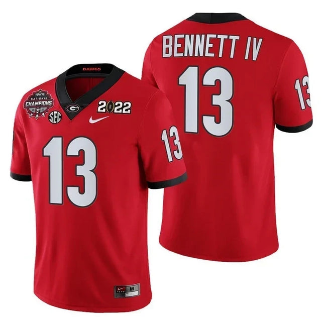 Men's Georgia Bulldogs CFP National Champions Jersey - All Stitched