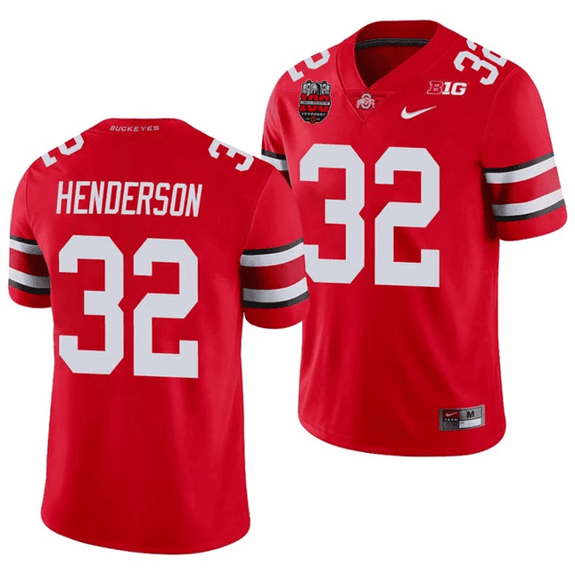 Men's Ohio State Buckeyes Players Jersey All Stiched - Ohio Stadium?s 100th Anniversary Logo Patch