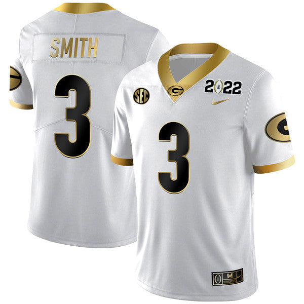 Men's Georgia Bulldogs Limited Champion Golden Jersey – All Stitched