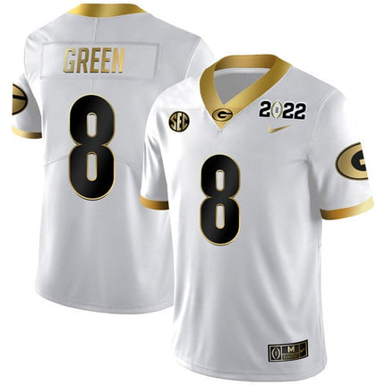 Men's Georgia Bulldogs Limited Champion Golden Jersey – All Stitched