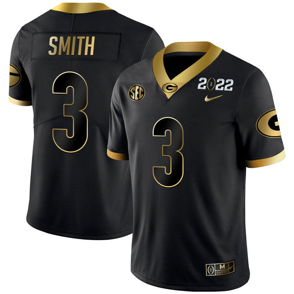 Men's Georgia Bulldogs Limited Champion Golden Jersey – All Stitched