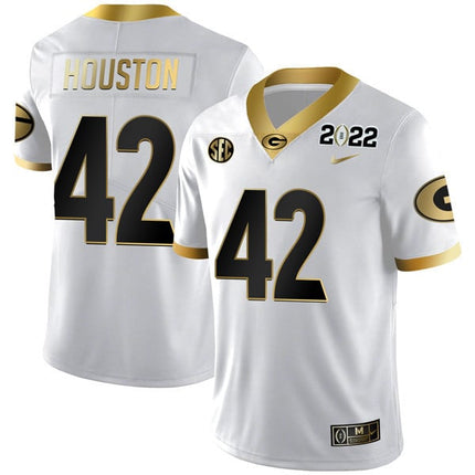 Men's Georgia Bulldogs Limited Champion Golden Jersey – All Stitched