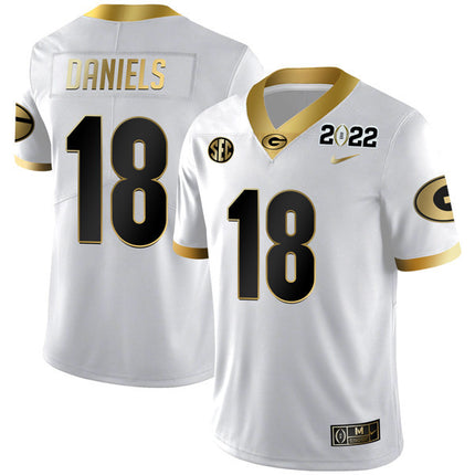 Men's Georgia Bulldogs Limited Champion Golden Jersey – All Stitched