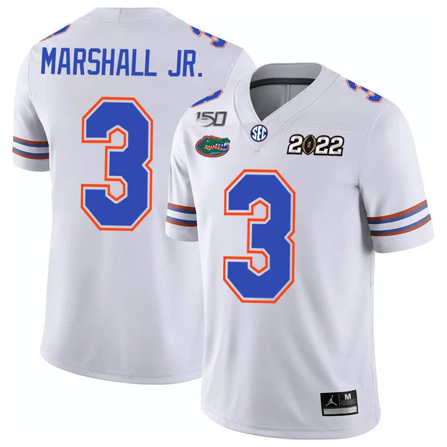 Men's Florida Gators Football 150th Anniversary Patch Players Jersey Collection - All Stitched