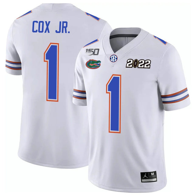 Men's Florida Gators Football 150th Anniversary Patch Players Jersey Collection - All Stitched