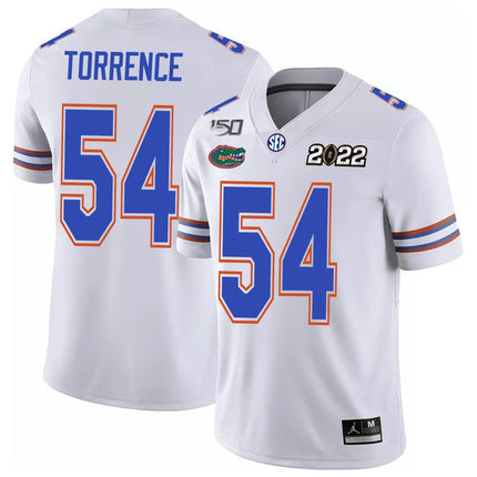 Men's Florida Gators Football 150th Anniversary Patch Players Jersey Collection - All Stitched