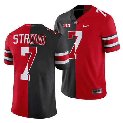 Men's Ohio State Buckeyes Players Split Edition Color Rush Jersey - All Stiched