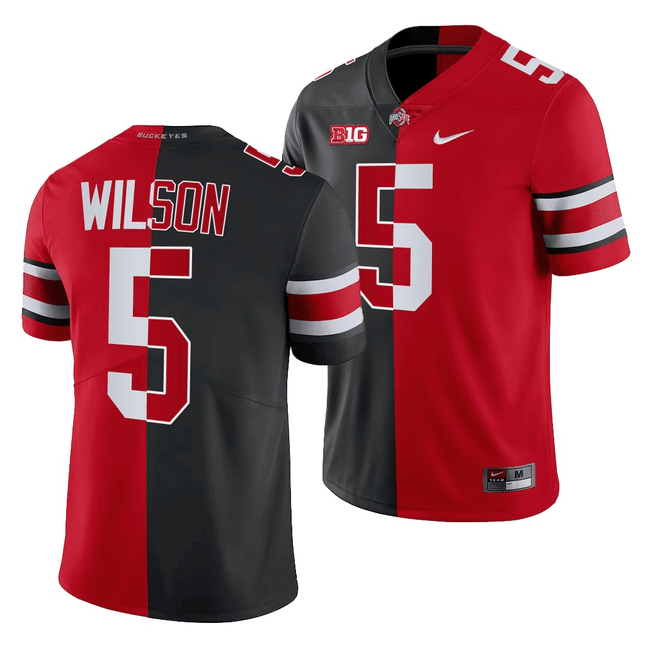 Men's Ohio State Buckeyes Players Split Edition Color Rush Jersey - All Stiched