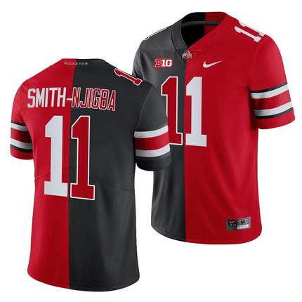Men's Ohio State Buckeyes Players Split Edition Color Rush Jersey - All Stiched
