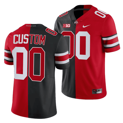 Custom Ohio State Buckeyes Players Split Edition Color Rush Jersey - All Stiched