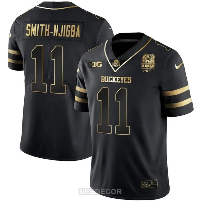MEN'S OHIO STATE BUCKEYES 100TH YEAR STADIUM ANNIVERSARY LIMITED JERSEY - ALL STITCHED