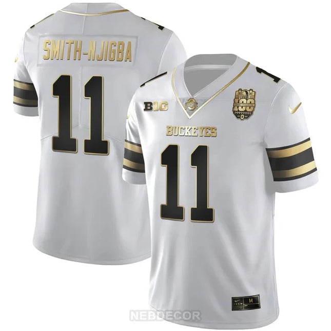MEN'S OHIO STATE BUCKEYES 100TH YEAR STADIUM ANNIVERSARY LIMITED JERSEY - ALL STITCHED