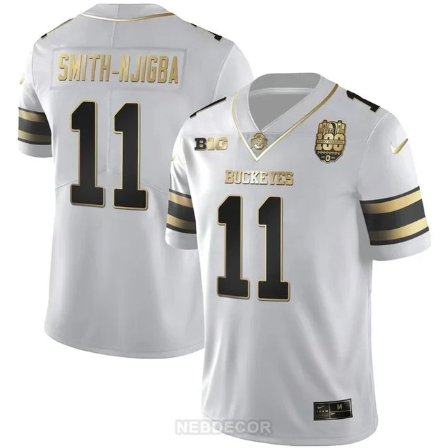 MEN'S OHIO STATE BUCKEYES 100TH YEAR STADIUM ANNIVERSARY LIMITED JERSEY - ALL STITCHED