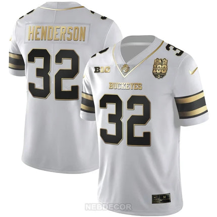 MEN'S OHIO STATE BUCKEYES 100TH YEAR STADIUM ANNIVERSARY LIMITED JERSEY - ALL STITCHED