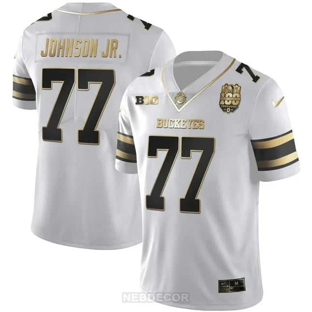 MEN'S OHIO STATE BUCKEYES 100TH YEAR STADIUM ANNIVERSARY LIMITED JERSEY - ALL STITCHED