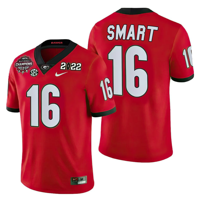 Men's Georgia Bulldogs CFP National Champions Jersey - All Stitched