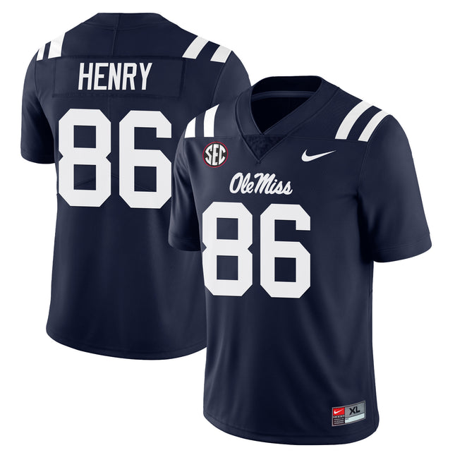 Men's Ole Miss Rebels Football Players Limited Jersey - All Stitched