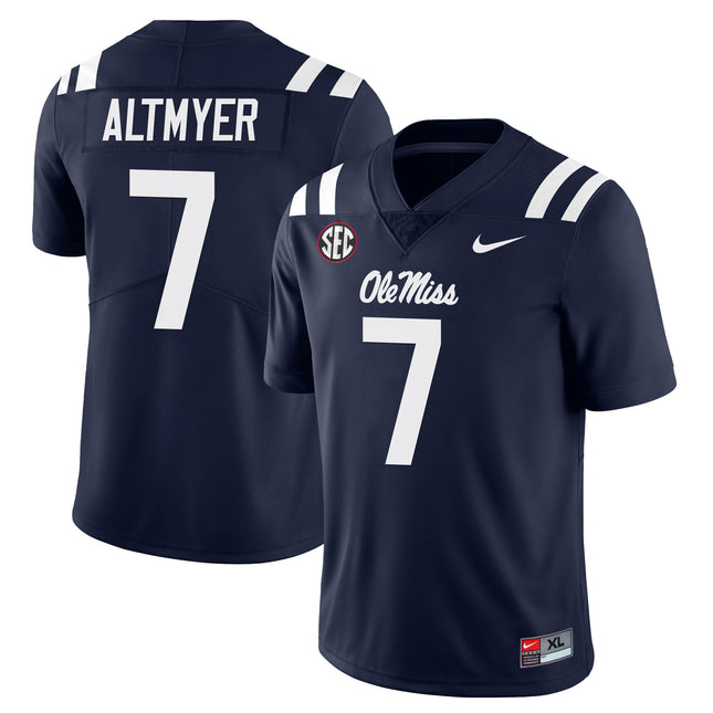 Men's Ole Miss Rebels Football Players Limited Jersey - All Stitched