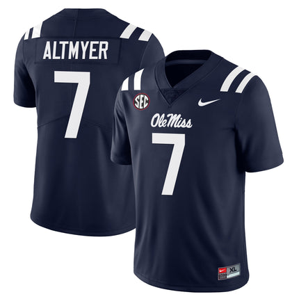 Youth's Ole Miss Rebels Football Players Limited Jersey - All Stitched