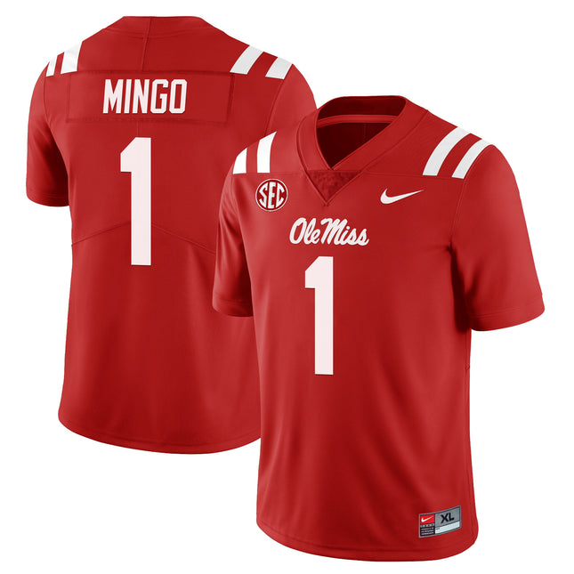 Youth's Ole Miss Rebels Football Players Limited Jersey - All Stitched