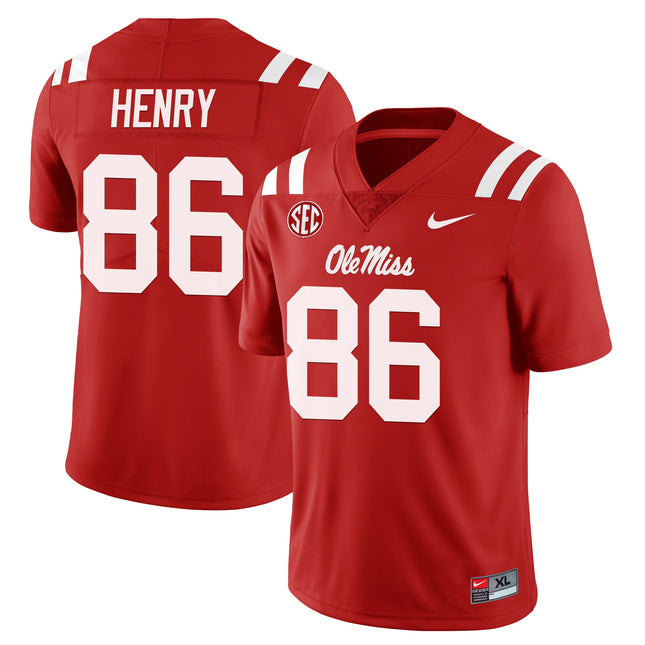 Youth's Ole Miss Rebels Football Players Limited Jersey - All Stitched