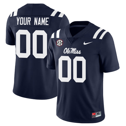 Ole Miss Rebels Football Players Limited Custom Jersey - All Stitched