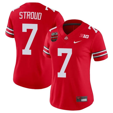 Women's Ohio State Buckeyes Players Jersey - 100th Anniversary Patch