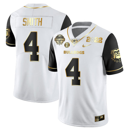Men's Georgia Bulldogs CFP National Champions Limited Jersey - All Stitched