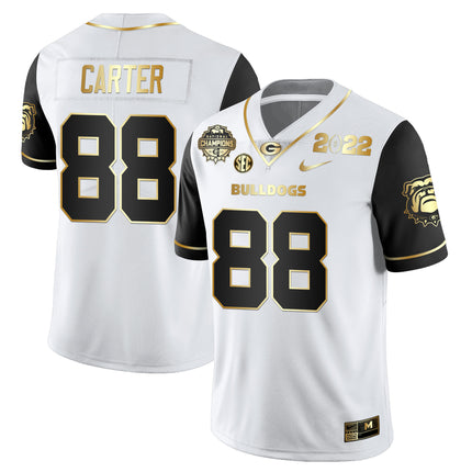 Men's Georgia Bulldogs CFP National Champions Limited Jersey - All Stitched