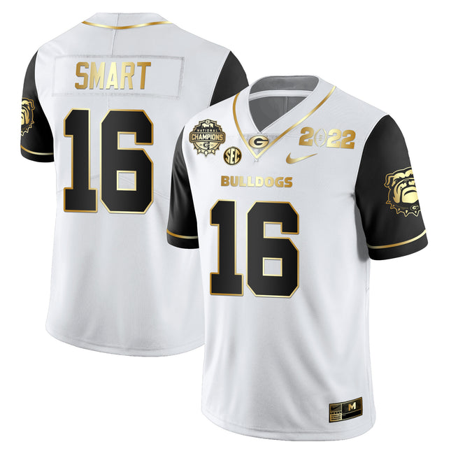 Men's Georgia Bulldogs CFP National Champions Limited Jersey - All Stitched