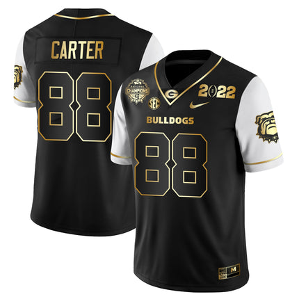 Men's Georgia Bulldogs CFP National Champions Limited Jersey - All Stitched