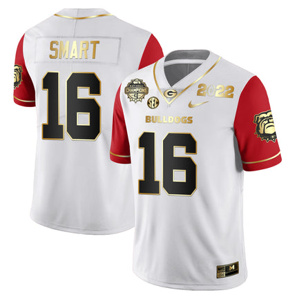 Men's Georgia Bulldogs CFP National Champions Limited Jersey - All Stitched