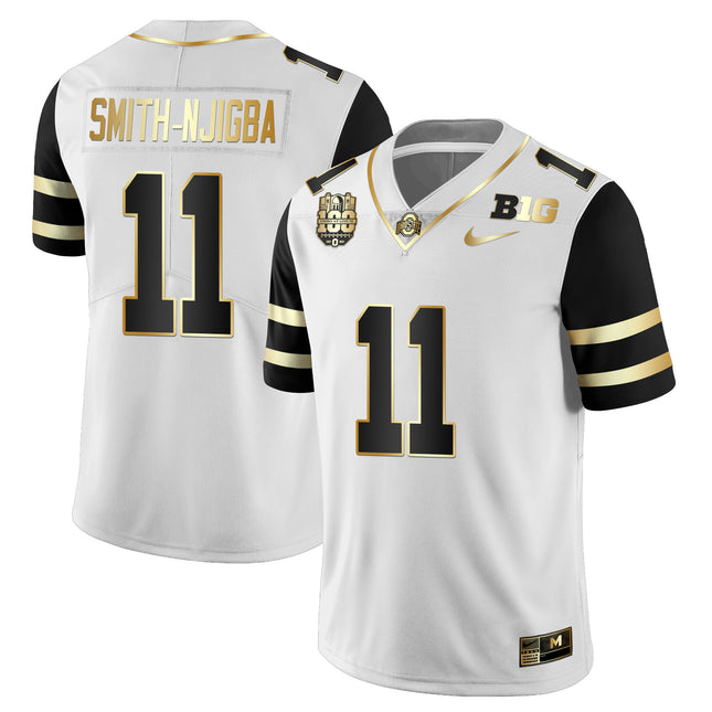 Men's Ohio State Buckeyes Players Jersey All Stiched - Ohio Stadium?s 100th Anniversary Logo Patch