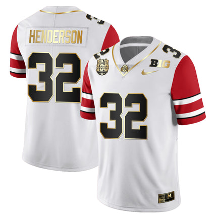 Men's Ohio State Buckeyes Players Jersey All Stiched - Ohio Stadium?s 100th Anniversary Logo Patch