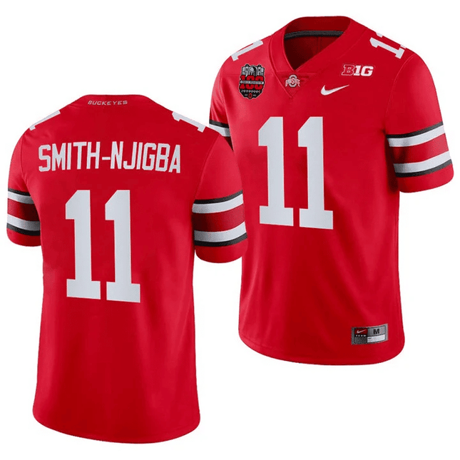 Men's Ohio State Buckeyes Jersey All Stiched - Ohio Stadium’s 100th Anniversary Logo Patch