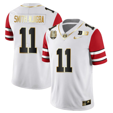 Men's Ohio State Buckeyes Jersey All Stiched - Ohio Stadium’s 100th Anniversary Logo Patch