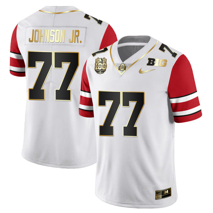 Men's Ohio State Buckeyes Jersey All Stiched - Ohio Stadium’s 100th Anniversary Logo Patch