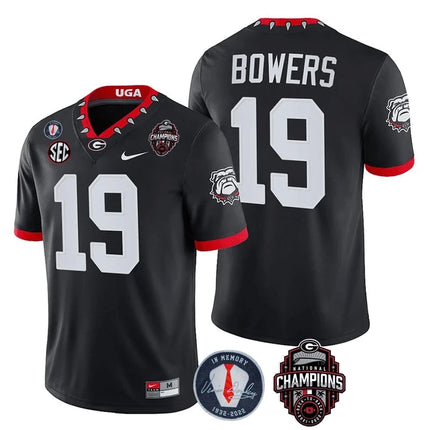 Men's Georgia Bulldogs Limited Jersey - Back To Back National Champions