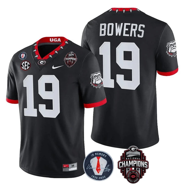 Men's Georgia Bulldogs Limited Jersey - Back To Back National Champions