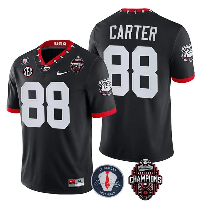 Men's Georgia Bulldogs Limited Jersey - Back To Back National Champions