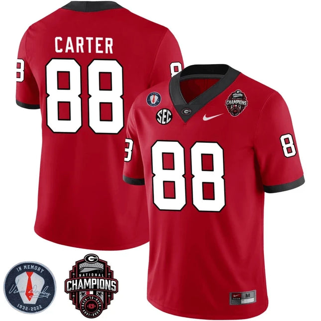 Men's Georgia Bulldogs Limited Jersey - Back To Back National Champions